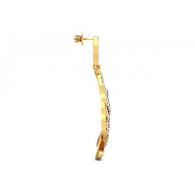 Alka Diamond Dangle Drop Earring